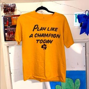 ND play like a champion shirt.